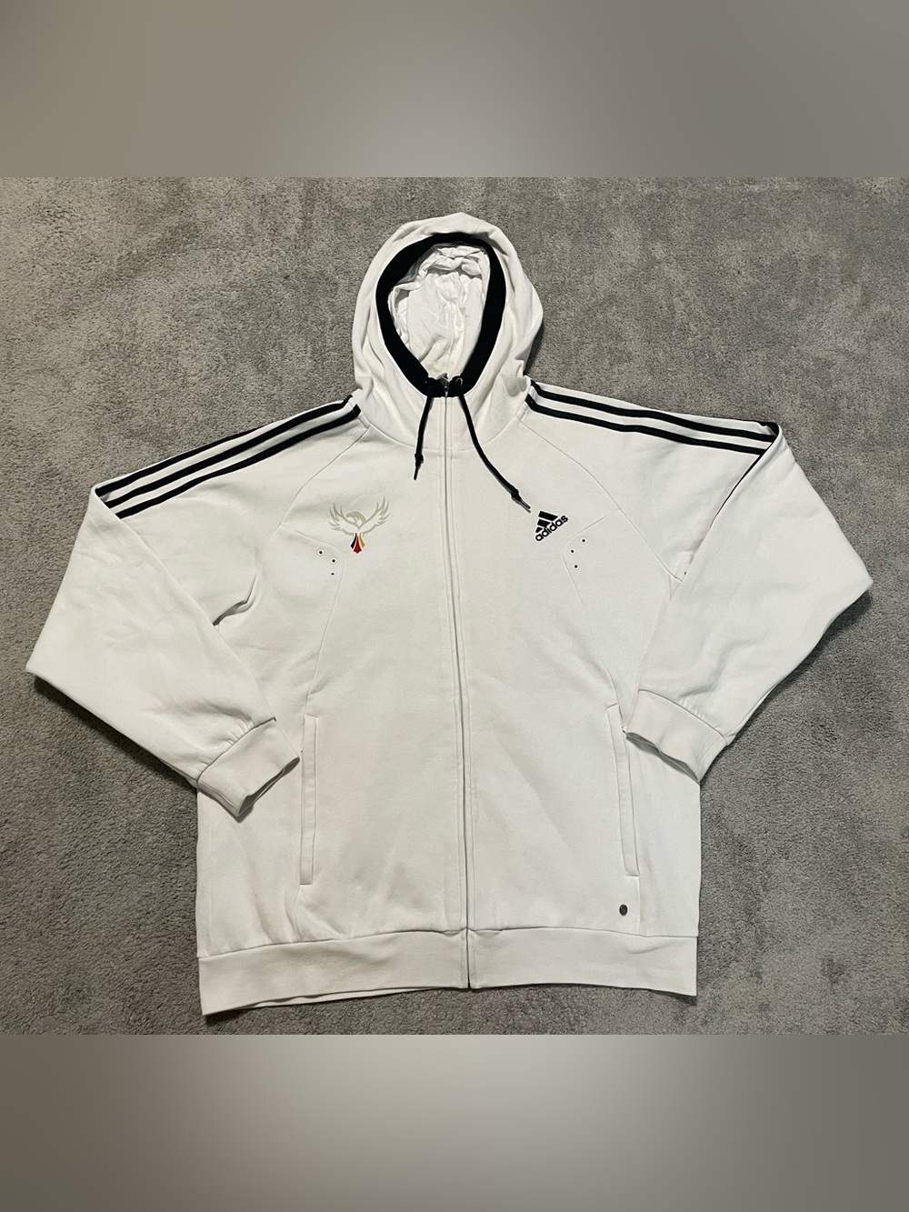 Adidas German National Team Euro 2008 Zip Hoodie Men’s M German Soccer Football